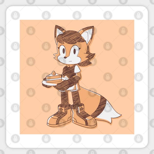 Cafe Cinder Sticker by Firestorm Fox
